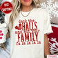 Deck The Halls And Not Your Family Comfort Color Graphic Tee