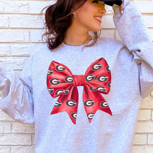 Georgia Coquette Bow  Gildan  Graphic Crewneck