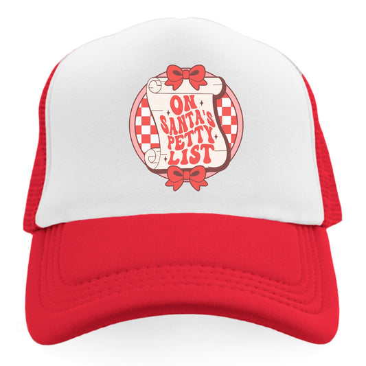 On Santa’s Petty List  Pocket / Hat DTF Transfer