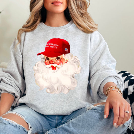 Make America Great Again Santa DTF Transfer