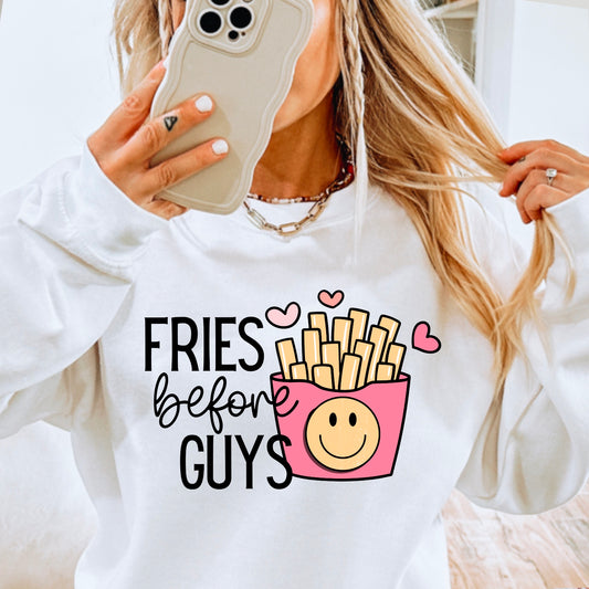 Fries Before Guys Valentine's Day  DTF Transfer