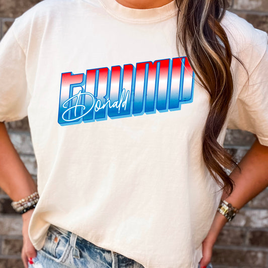 Trump Retro Comfort Color Graphic Tee