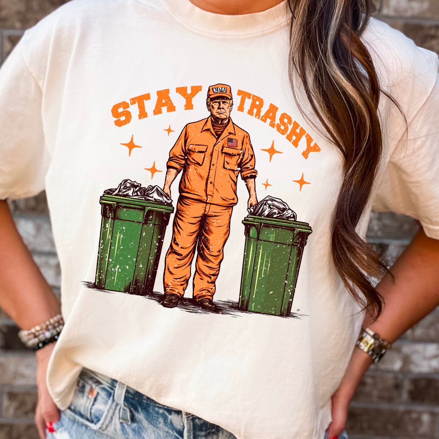 Stay Trashy Comfort Color Graphic Tee