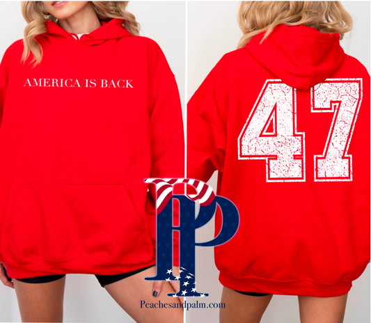 America Is Back 47 Hoodie