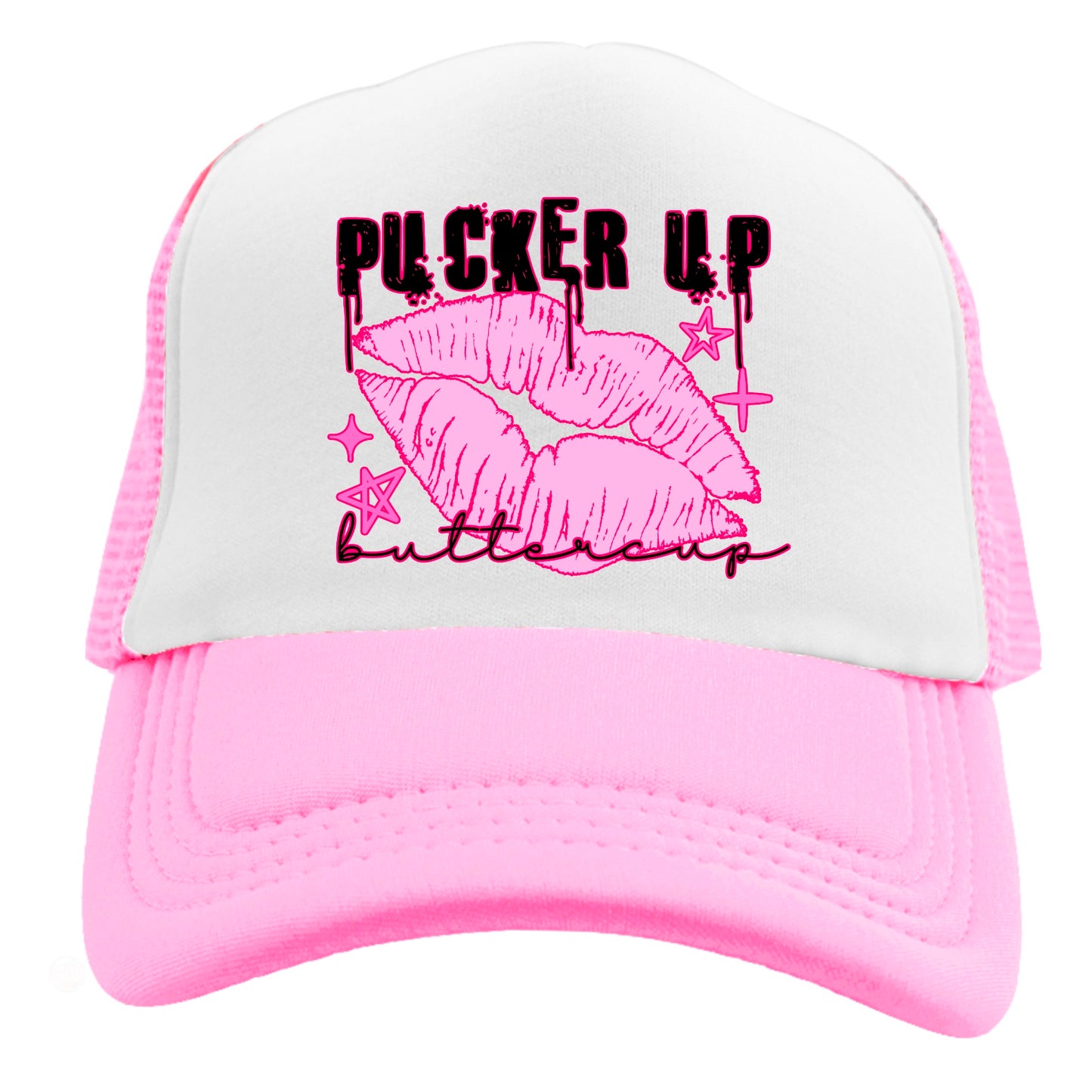 Pucker Up Valentine's  Pocket / Hat DTF Transfer