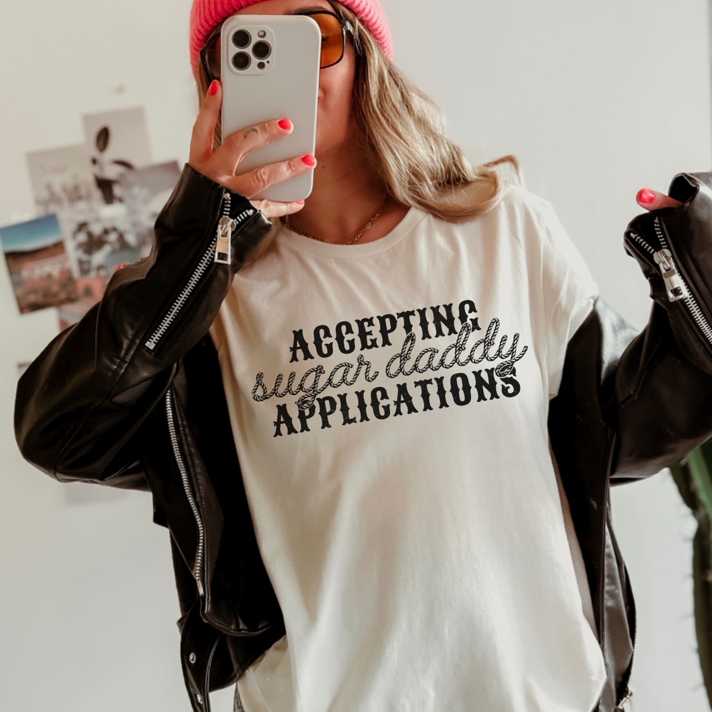 Accepting Sugar Daddy Applications Screen Print Transfer