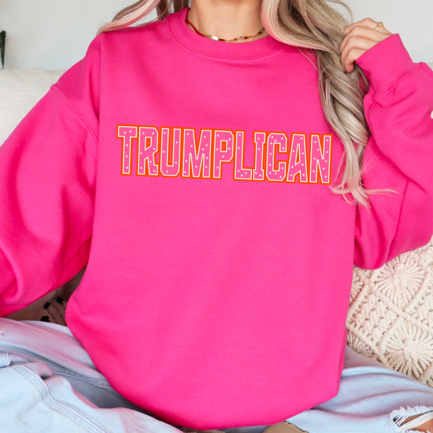 Trumplican Gildan Crewneck Sweatshirt