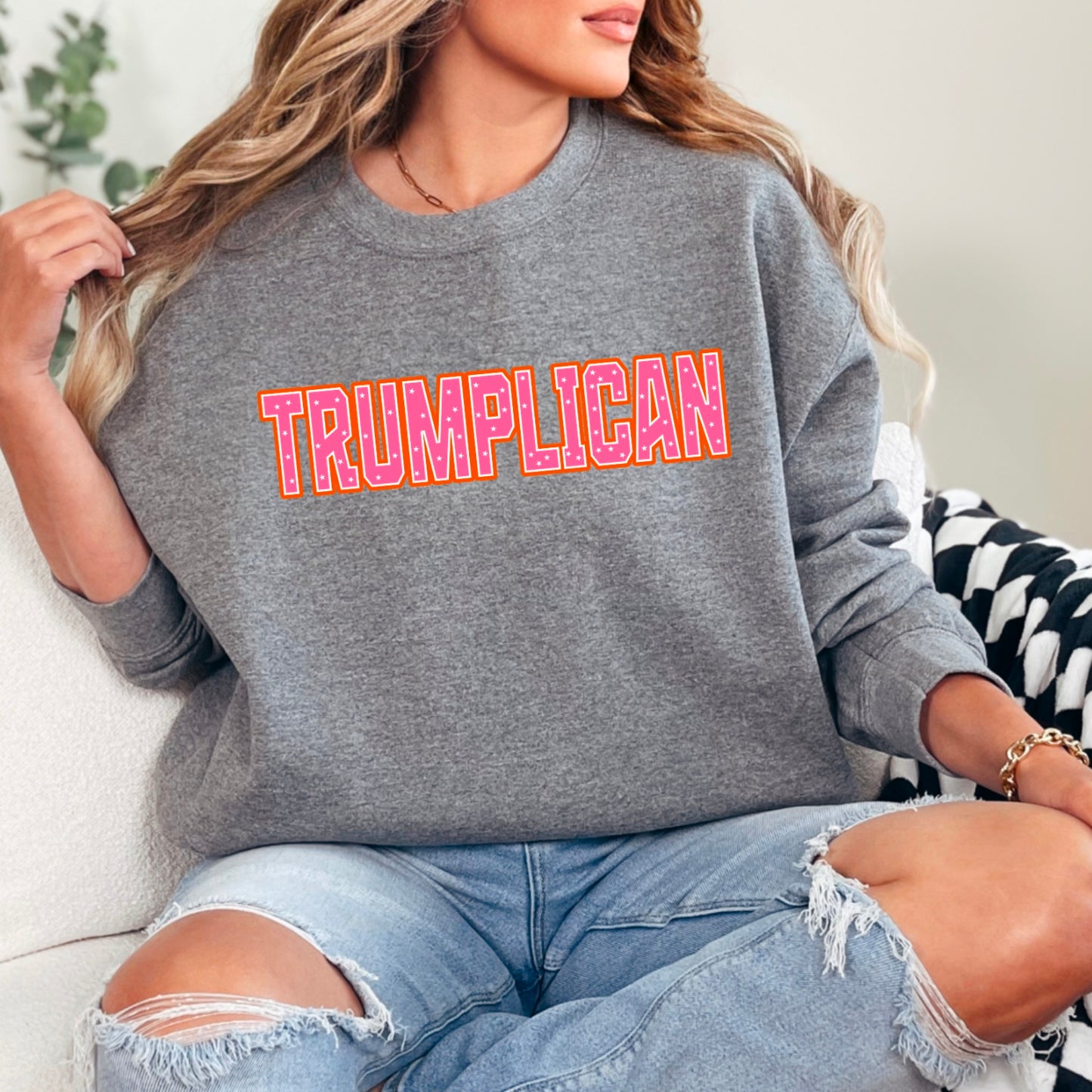 Trumplican Gildan Crewneck Sweatshirt